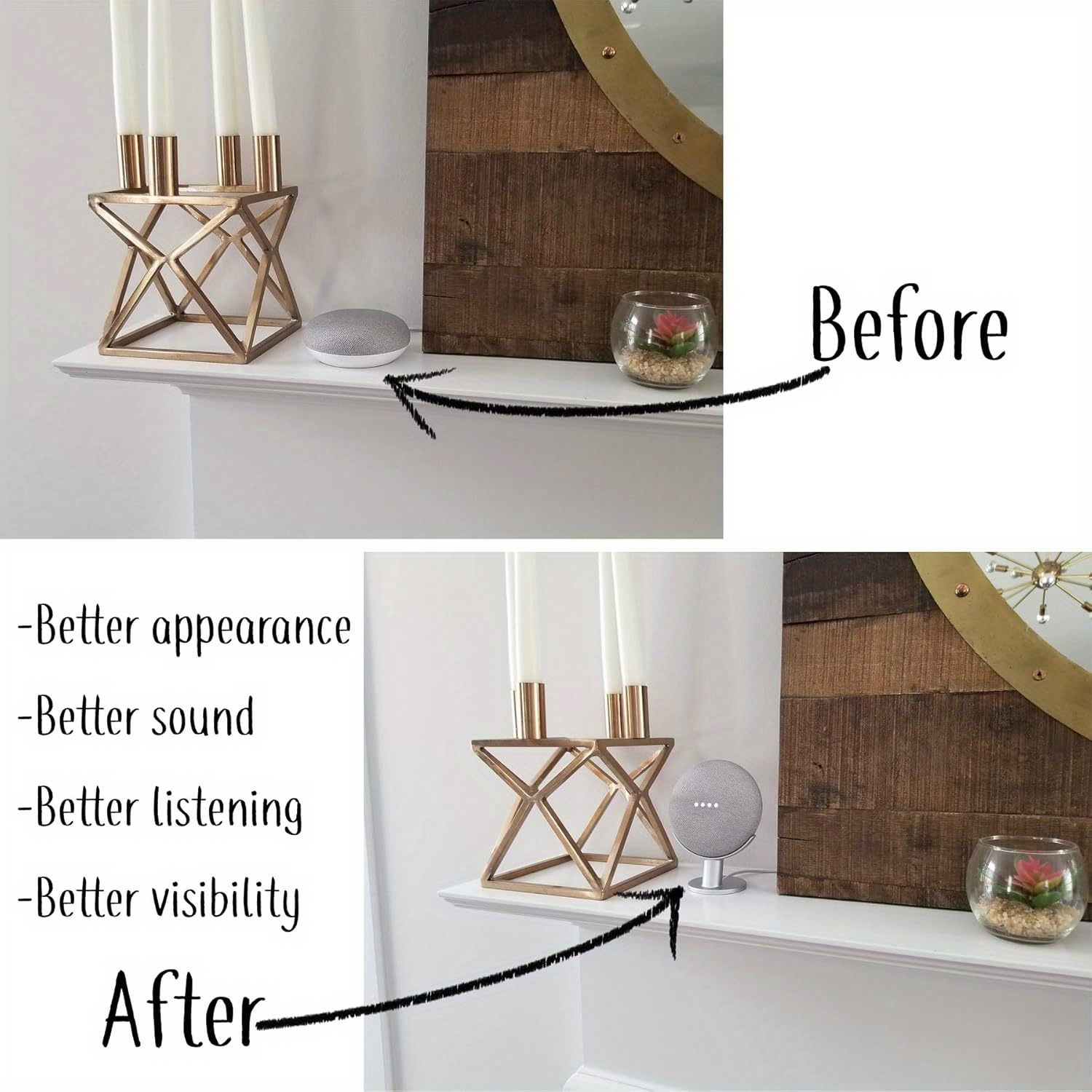 ขาตั้งลำโพงอัจฉริยะ ชั้นวางของ - Google Speaker Nest Audio บทวิจารณ์และราคา