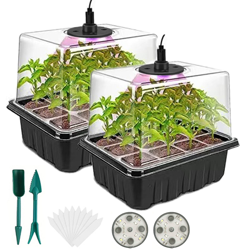 ถาดเพาะเมล็ดพร้อมไฟปลูก, โดมคว - Humidity Dome Kit บทวิจารณ์และราคา